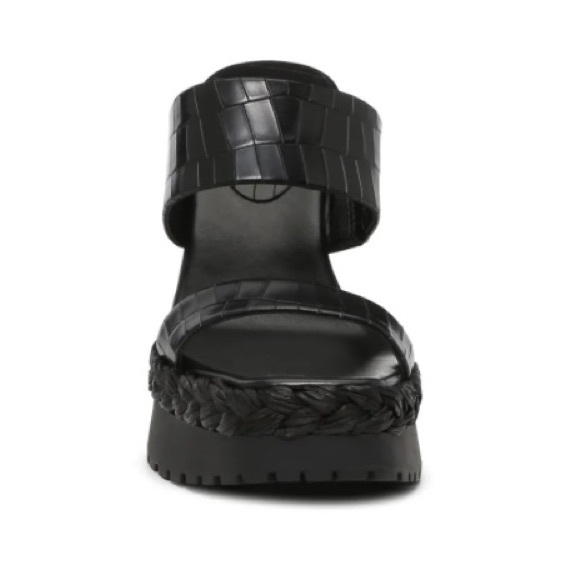 JLO Black Caleda Wedge Sandals - Picture 2 of 4